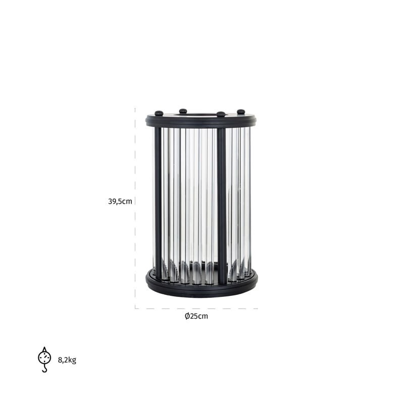 RICHMOND świecznik FAEY czarny