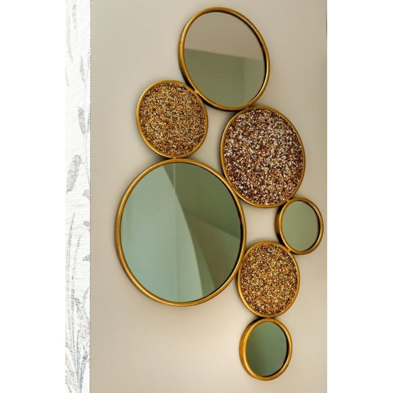 RICHMOND lustro ścienne ISAIHA złote