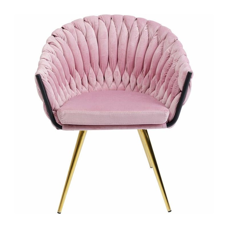 KARE krzesło KNOT różowe