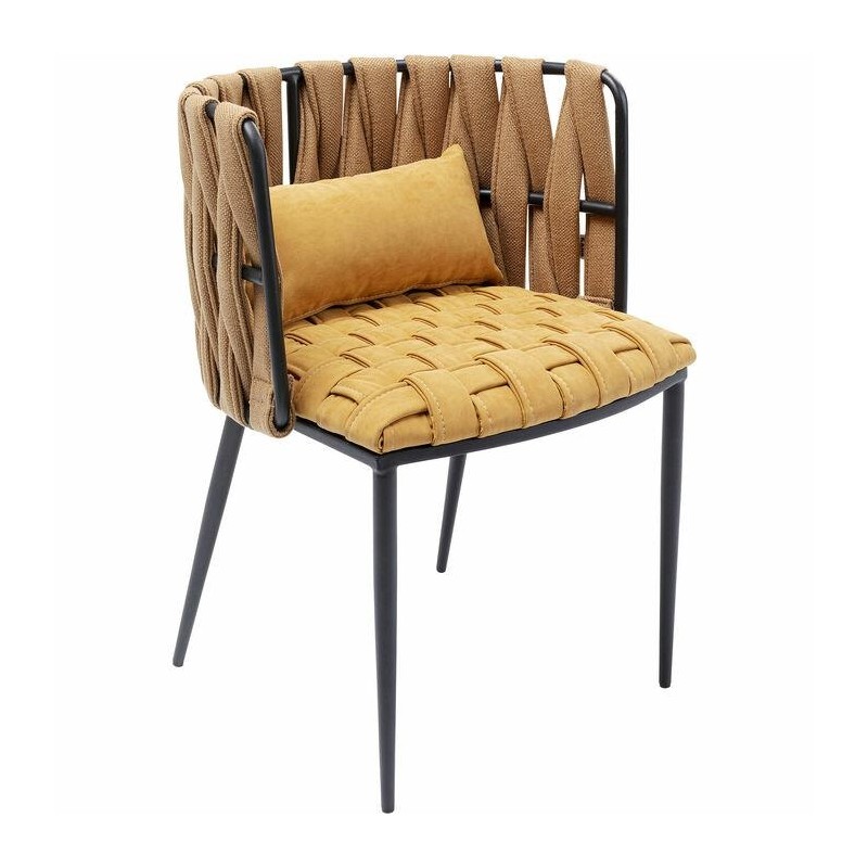 KARE krzesło CHEERIO żółte