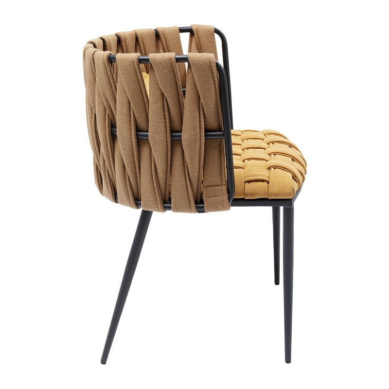 KARE krzesło CHEERIO żółte