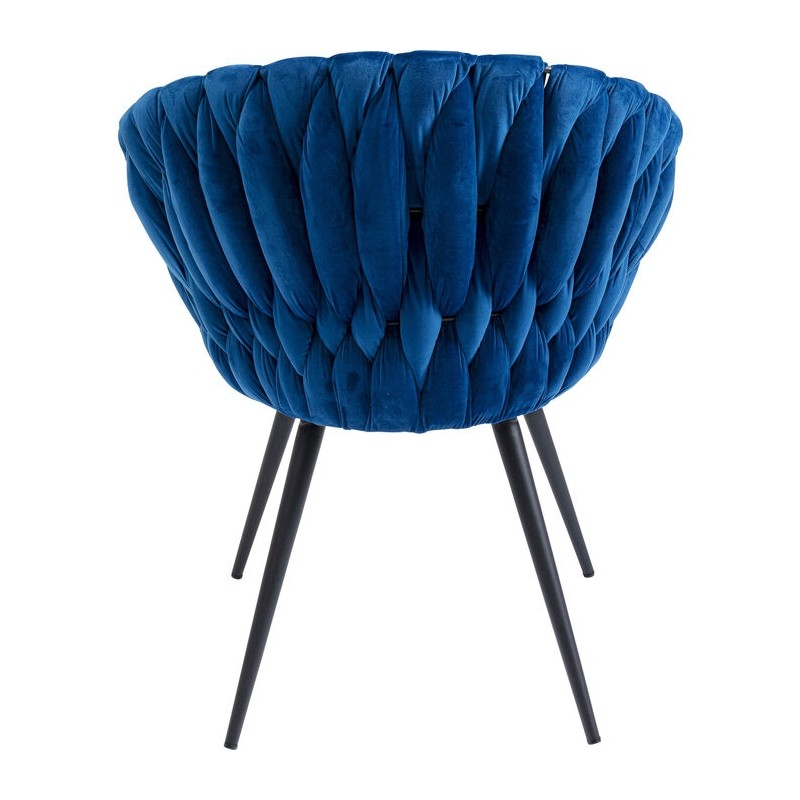 KARE krzesło KNOT ciemny niebieski