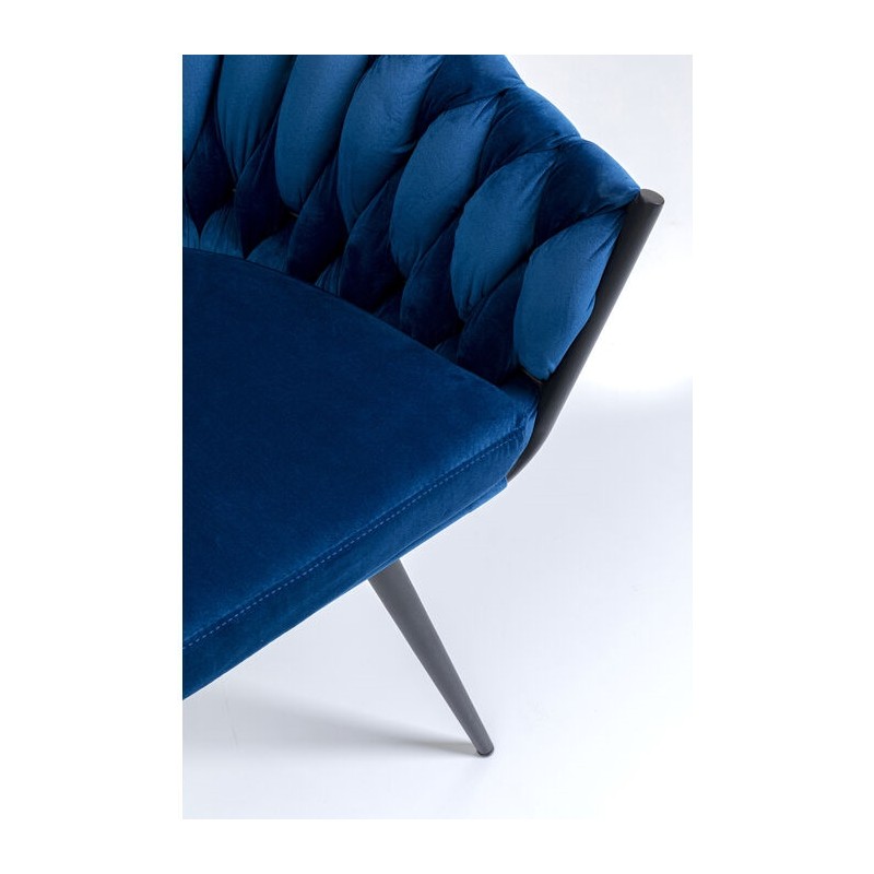 KARE krzesło KNOT ciemny niebieski