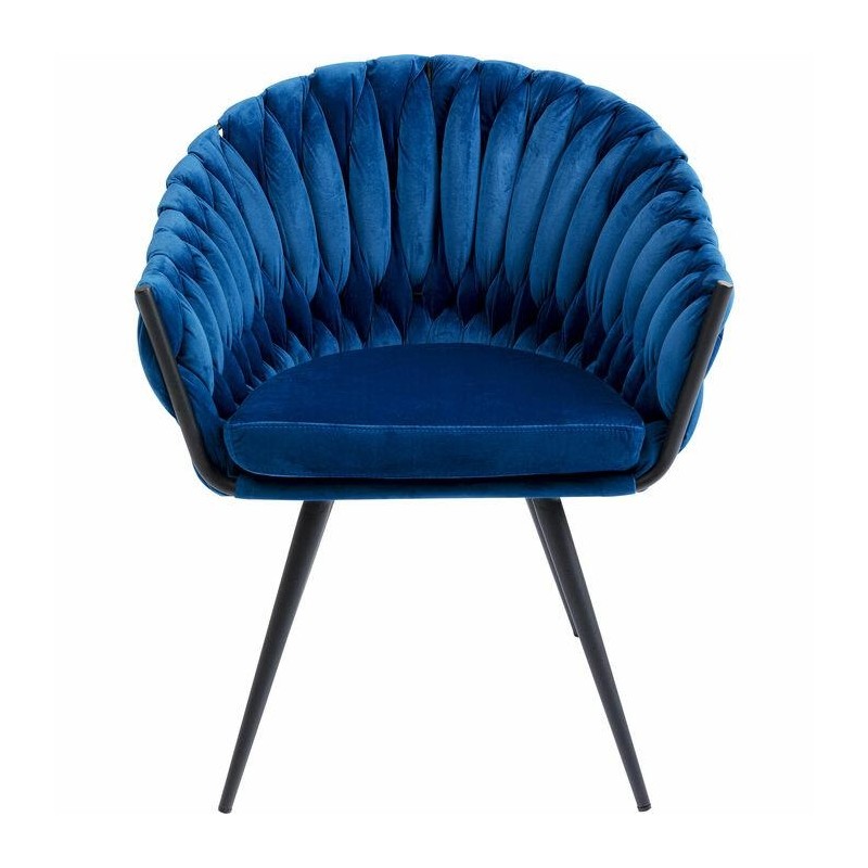 KARE krzesło KNOT ciemny niebieski