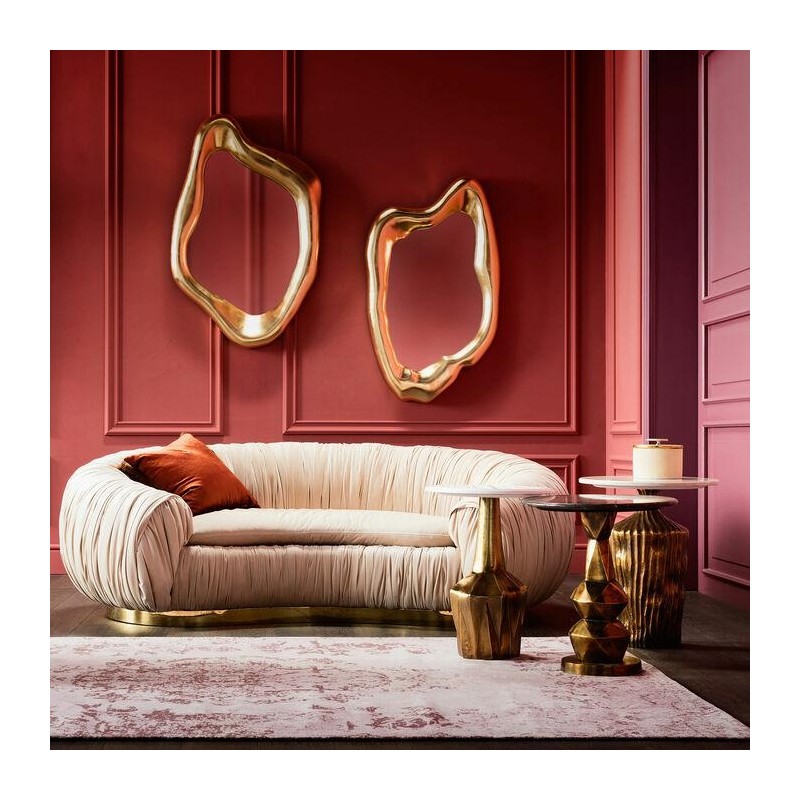 KARE lustro ścienne HOLOGRAM 117x68 cm złote