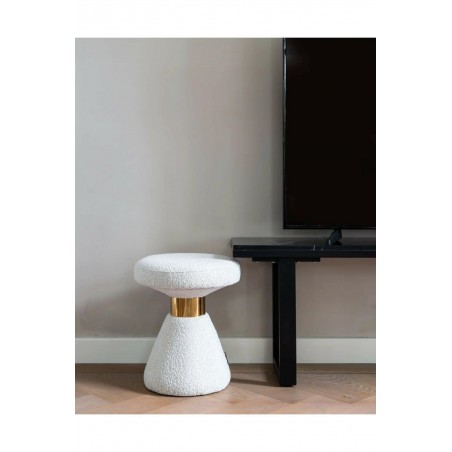 RICHMOND pufa TRIBE biała - trudnopalna