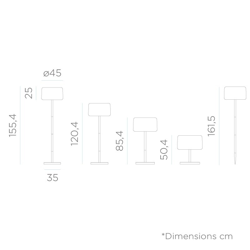 NEW GARDEN lampa podłogowa CHLOE PLANT SOLAR SMARTTECH WOOD
