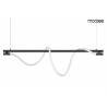 MOOSEE lampa wisząca SERPIENTE 120  czarna
