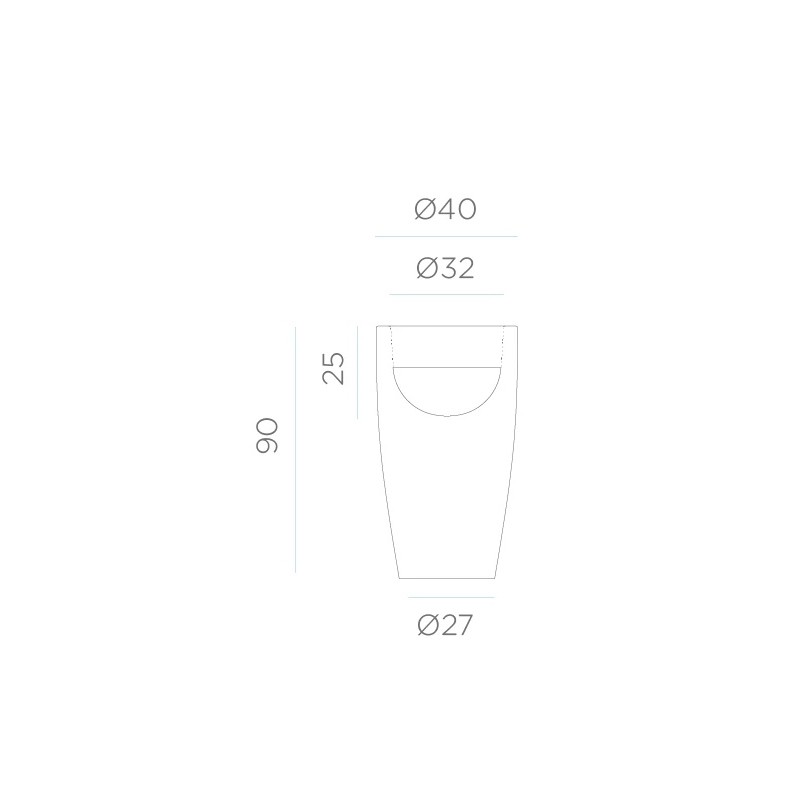 NEW GARDEN donica BAMBU 90 BATTERY biała
