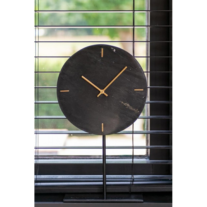 RICHMOND zegar stołowy BRETT czarny