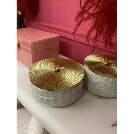 RICHMOND pojemnik na biżuterię BEEZ L biały