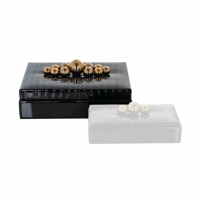 RICHMOND pojemnik na biżuterię NINA L czarny