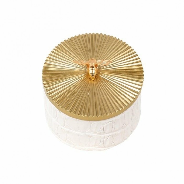 RICHMOND pojemnik na biżuterię BEEZ S biały