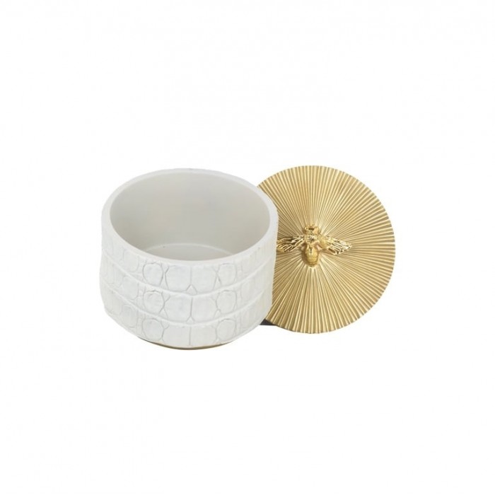 RICHMOND pojemnik na biżuterię BEEZ S biały