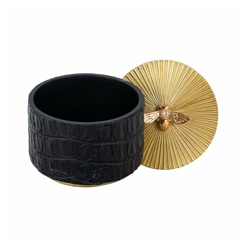 RICHMOND pojemnik na biżuterię BEEZ S czarny