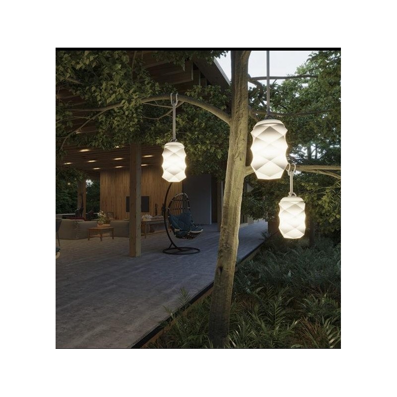 NEW GARDEN lampa przenośna BITA  beżowa BATTERY