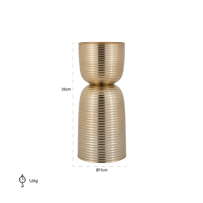 RICHMOND świecznik JERAL S złoty