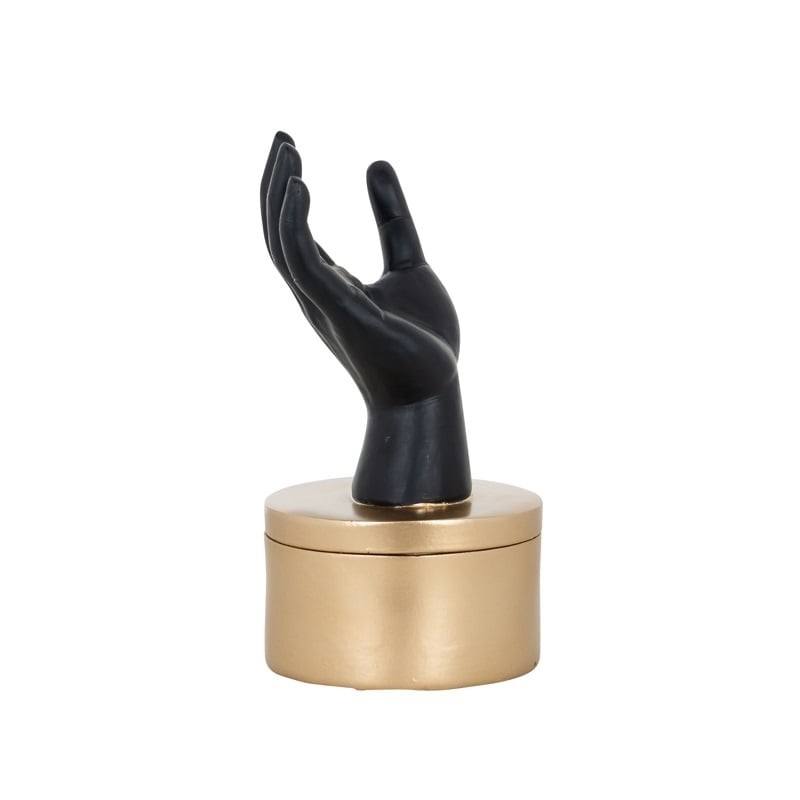 RICHMOND pojemnik dekoracyjny JERSON czarno-złoty