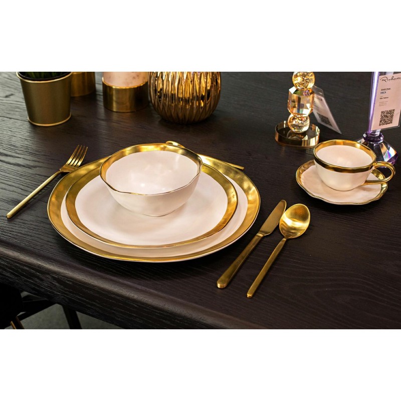 KARE zestaw sztućców GLORIA MATT GOLD 16 szt.