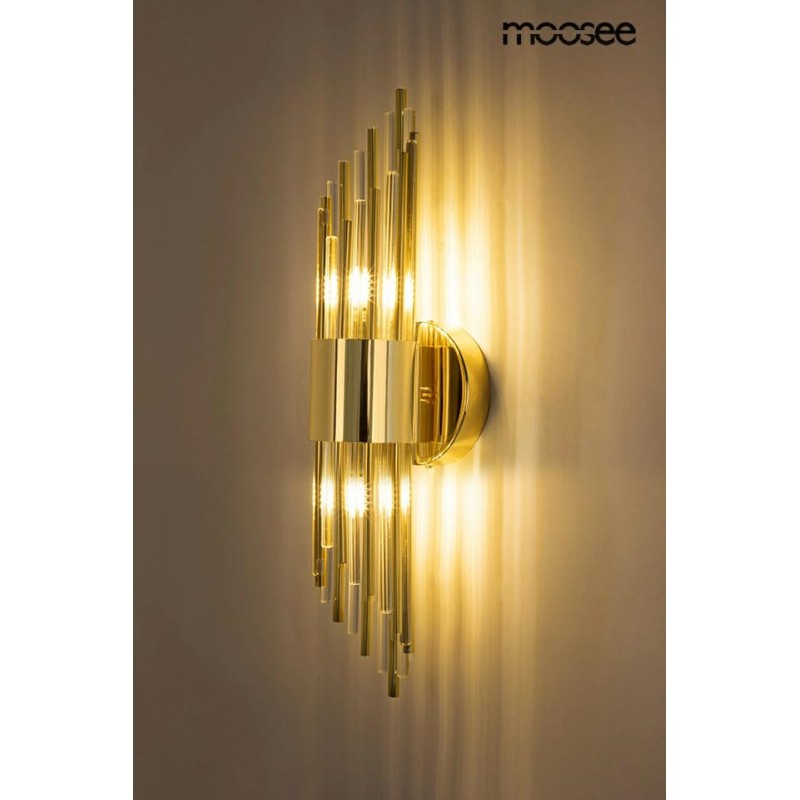 MOOSEE lampa ścienna AMADEO złota