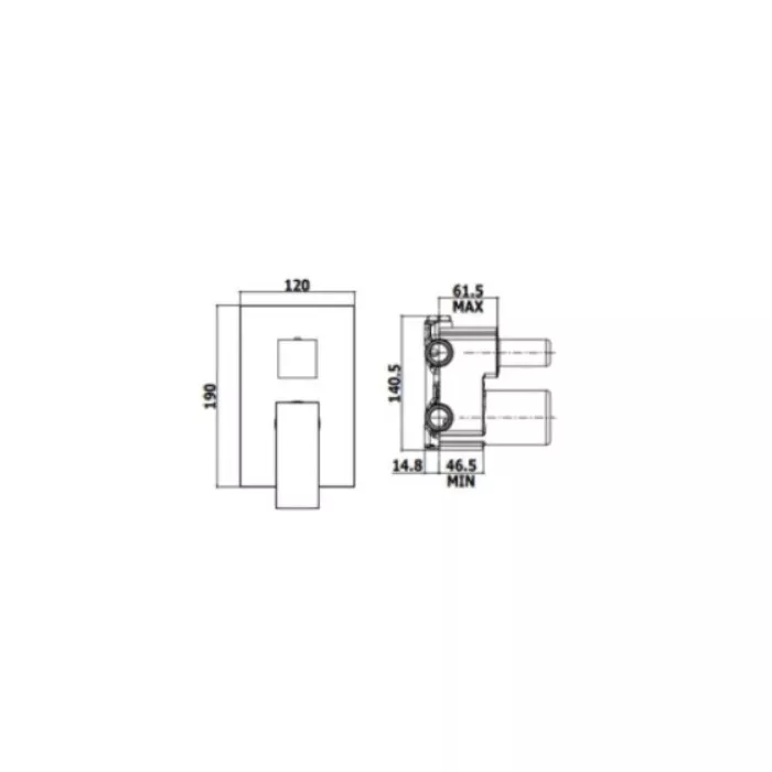 Paffoni Elle Zestaw natryskowo-wannowy...