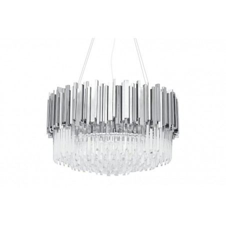 Lampa wisząca IMPERIAL SILVER 60 - stal, kryształ