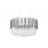 Lampa wisząca IMPERIAL SILVER 60 - stal, kryształ