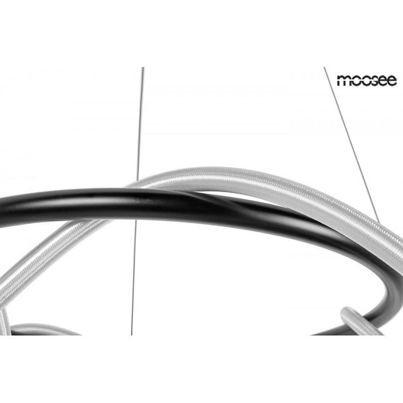MOOSEE lampa wisząca SERPIENTE 60 czarna