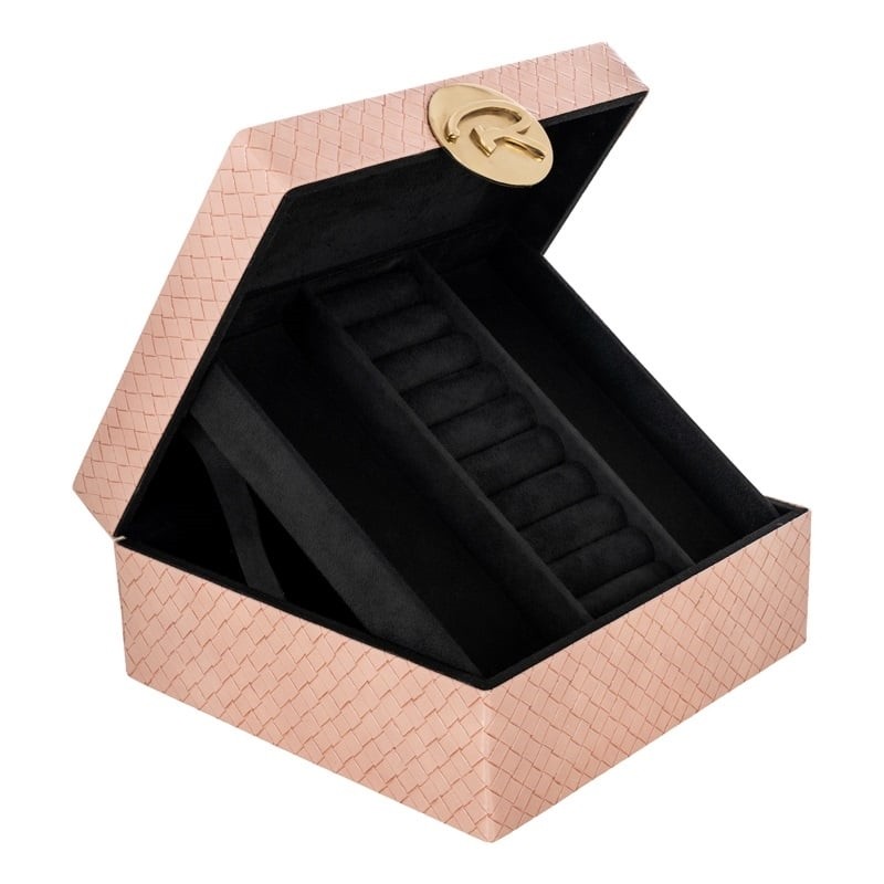 RICHMOND pojemnik na biżuterię ROSALY L   różowe