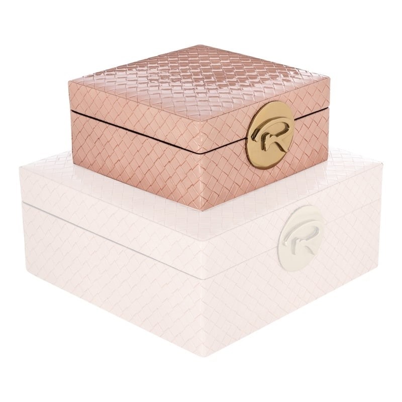 RICHMOND pojemnik na biżuterię ROSALY S   różowe