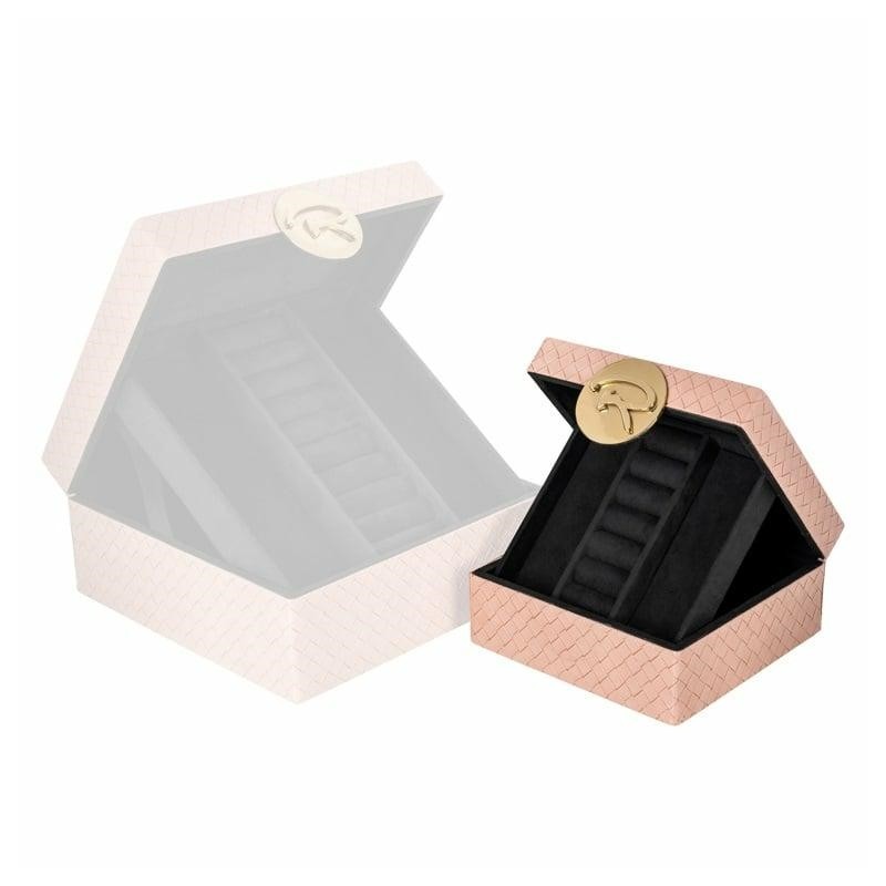 RICHMOND pojemnik na biżuterię ROSALY S   różowe