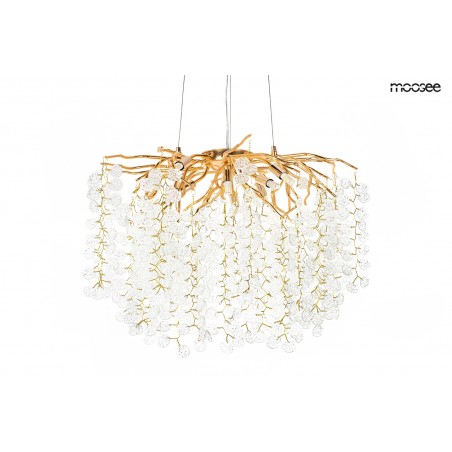 MOOSEE lampa wisząca RIVIERA 80 złota /   clear