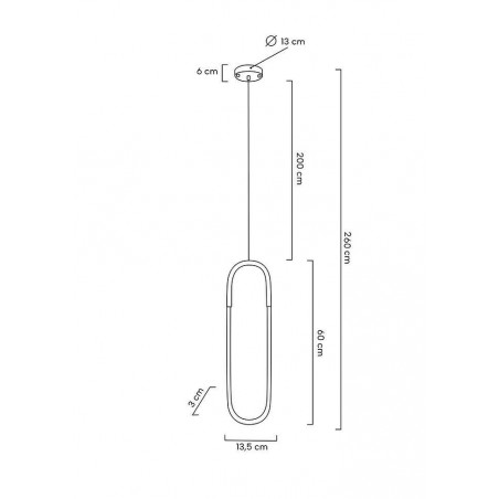 MOOSEE lampa wisząca PUZO S złota