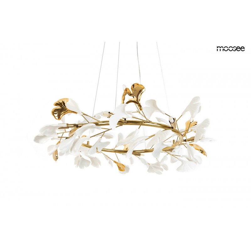 MOOSEE lampa wisząca FLORA 80 PP złota