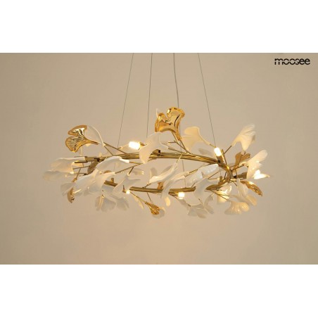 MOOSEE lampa wisząca FLORA 80 PP złota