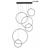 MOOSEE lampa wisząca CIRCULO SIX czarna