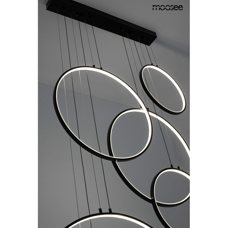 MOOSEE lampa wisząca CIRCULO SIX czarna