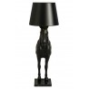 Lampa podłogowa KOŃ HORSE STAND S czarna  - włókno szklane