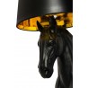 Lampa podłogowa KOŃ HORSE STAND S czarna  - włókno szklane