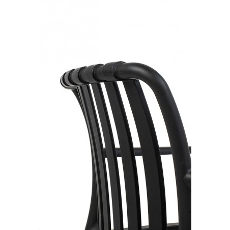 MODESTO krzesło Strips czarne  -          polipropylen