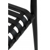 MODESTO krzesło Strips czarne  -          polipropylen