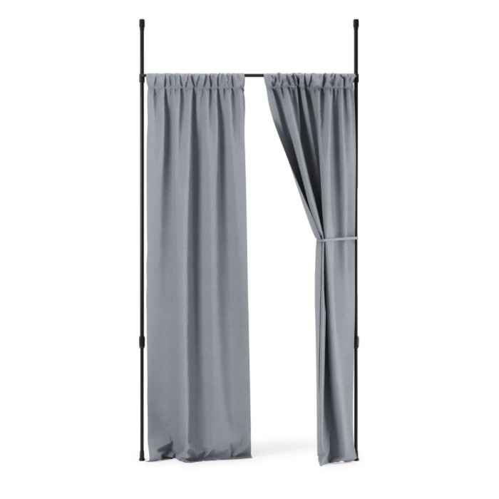 UMBRA karnisz ANYWHERE czarny mat