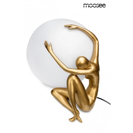 MOOSEE lampa podłogowa UOMO 50 złota