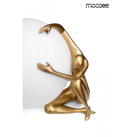 MOOSEE lampa podłogowa UOMO 50 złota