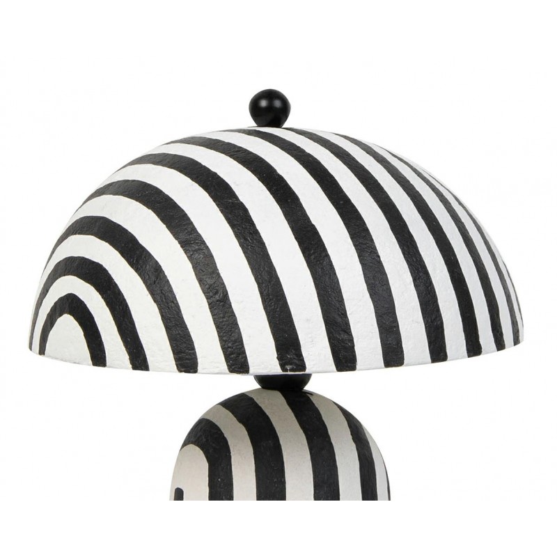 KARE lampa stołowa STRISCE 48 cm          biało-czarna