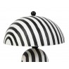 KARE lampa stołowa STRISCE 48 cm          biało-czarna