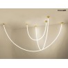 MOOSEE lampa wisząca LASSO 600 złota
