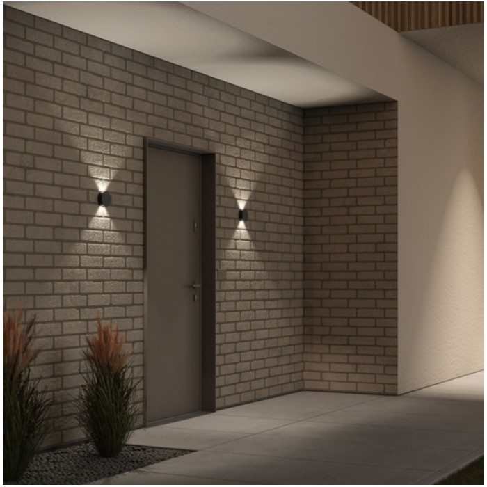 Aqform LEDPOINT square up&down exterior kinkiet