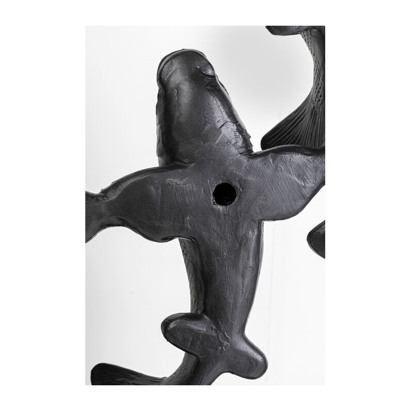 Kare Dekoracja Ścienna School Of Koi 160  Czarna