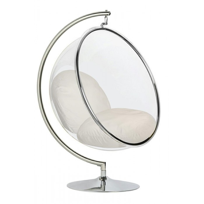 Fotel Bubble Stand Velvet Poduszka Beżowa